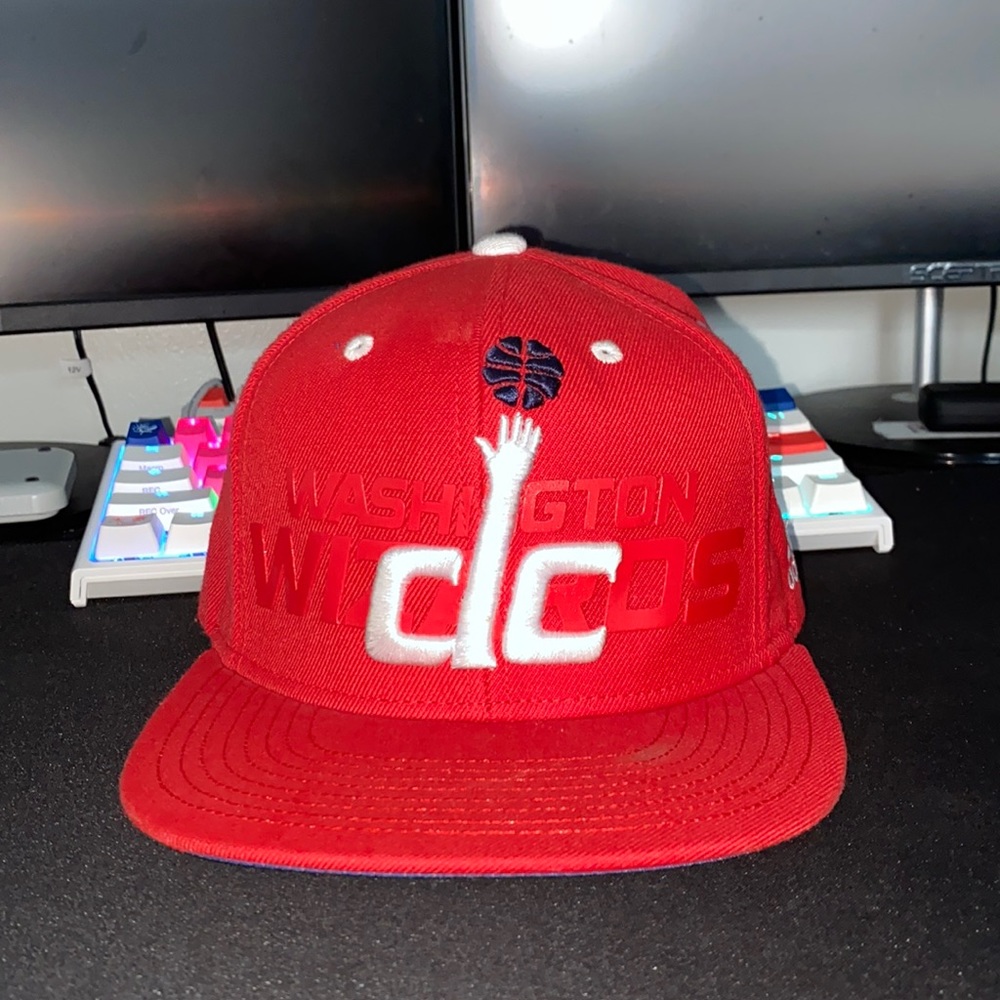 Adidas Washington Wizards NBA Draft Hat (Red)